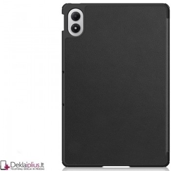 Dirbtinės odos atverčiamas dėklas -  juodas (Xiaomi Redmi Pad 2 Pro)